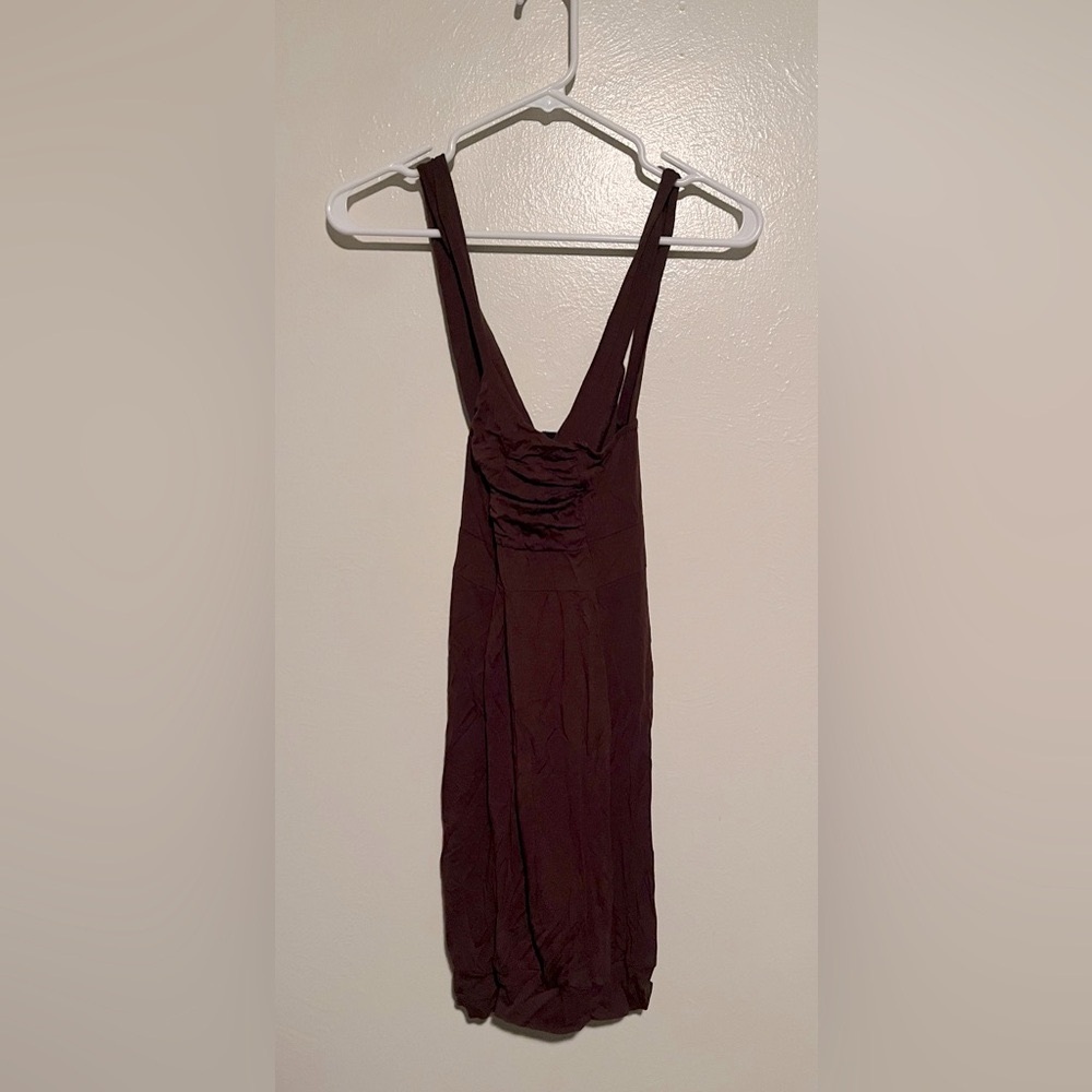 Bodywear Brown Sleeveless Dress